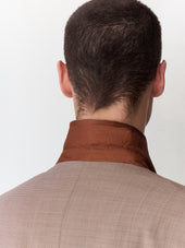 Costume 2 Pi Ces Slim En Laine Beige Fonc