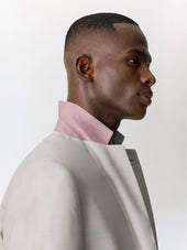 Costume 2 Pi Ces Slim En Laine Greige