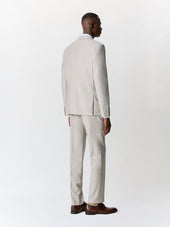 Costume 2 Pi Ces Slim En Laine Greige