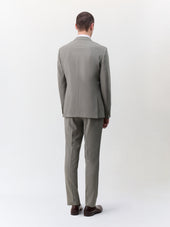 Costume 2 Pi Ces Slim En Laine M Lang E Vert D Eau