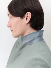 Costume 2 Pi Ces Slim En Laine Vert D Eau