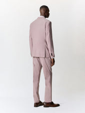 Costume 2 Pi Ces Slim En Laine Stretch Violette