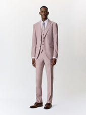 Costume 2 Pi Ces Slim En Laine Stretch Violette