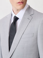 Costume 2 Pi Ces Slim En Laine Grise