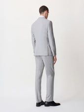 Costume 2 Pi Ces Slim En Laine Grise