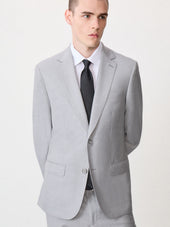Costume 2 Pi Ces Slim En Laine Grise