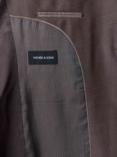 Costume 2 Pi Ces Regular En Laine Marron