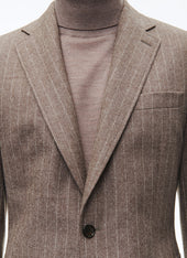 Suit Ajust En Flanelle De Laine