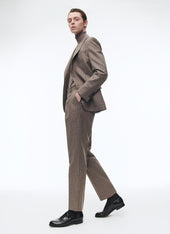 Suit Ajust En Flanelle De Laine