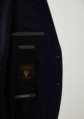 Costume 2 Pi Ces Regular En Laine Vitale Barberis Canonico Unie Bleu Indigo