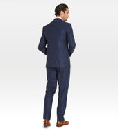 Costume 3 Pi Ces Bleu En Flanelle Motif Prince De Galles