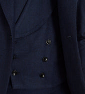 Costume 3 Pi Ces Bleu En Flanelle Motif Prince De Galles