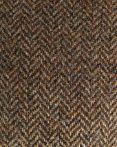 Country Herringbone Wool Flat Cap