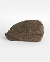 Country Plain Weave Wool Gatsby Cap