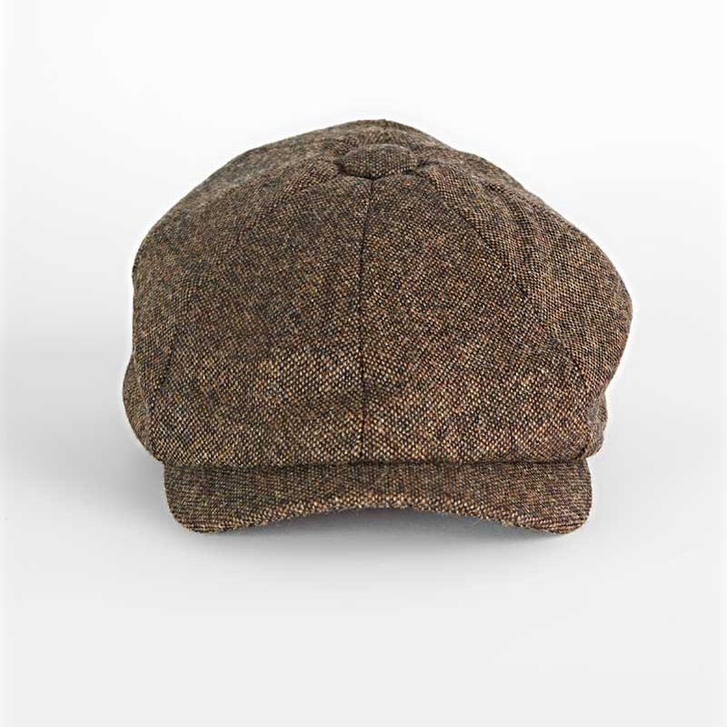 Country Plain Weave Wool Gatsby Cap