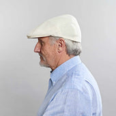 Linen Flat Cap