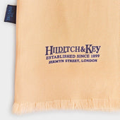 Navy Spot Silk Tubular Scarf
