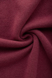 Crown Cashmere Knitted Long Sleeve Crewneck Coccinea