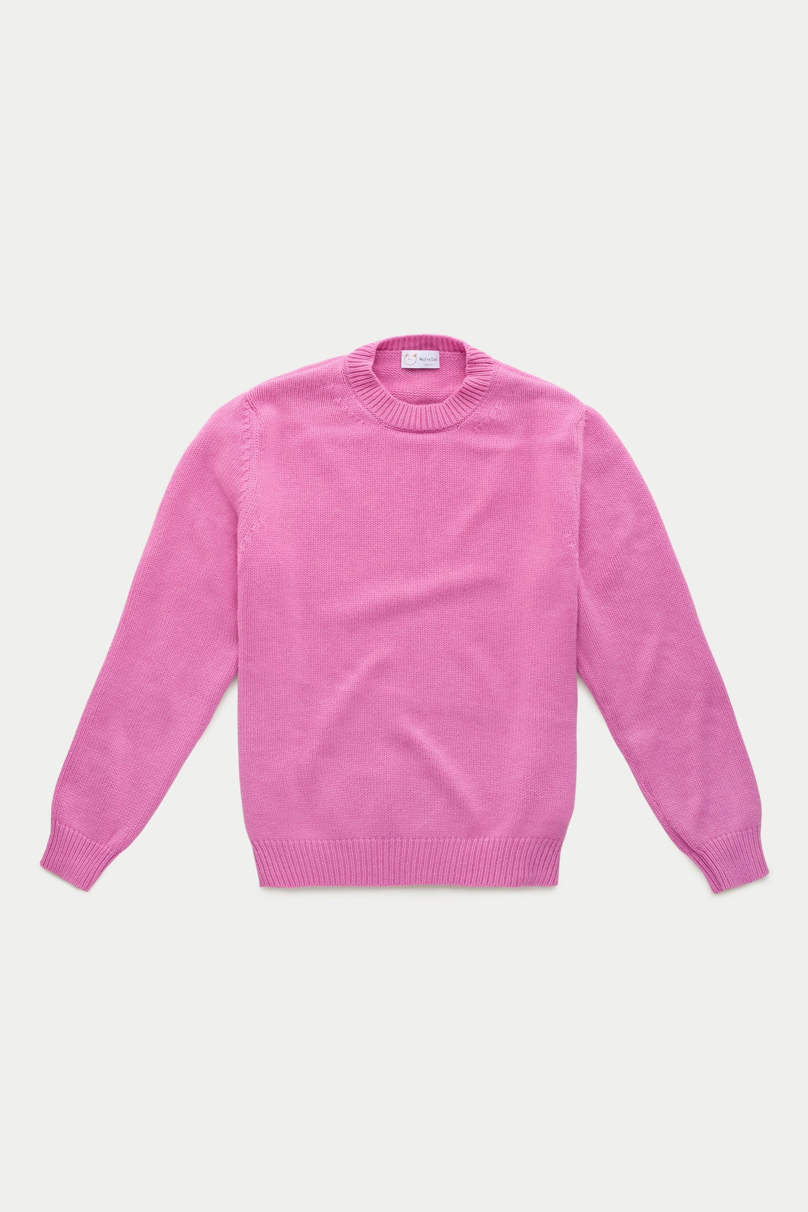 Cashmere Crewneck Sweater Fuxia