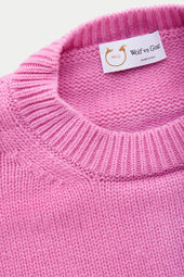 Cashmere Crewneck Sweater Fuxia
