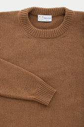 Baby Cashmere Knitted Long Sleeve Crewneck Jitney