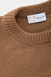 Baby Cashmere Knitted Long Sleeve Crewneck Jitney