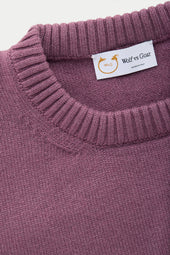 Crown Cashmere Knitted Long Sleeve Crewneck Rudbeckia