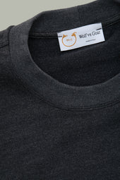 Crewneck Set Sleeve Bleach Sweatshirt Bamboo Sorona Black
