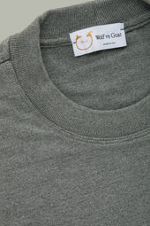 Crewneck Set Sleeve Bleach Sweatshirt Bamboo Sorona Gray