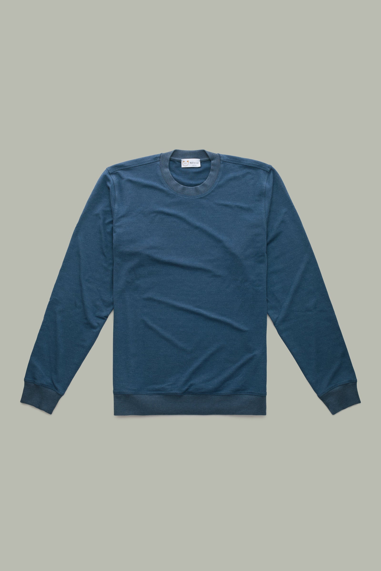 Crewneck Set Sleeve Bleach Sweatshirt Bamboo Sorona Navy