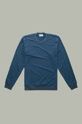 Crewneck Set Sleeve Bleach Sweatshirt Bamboo Sorona Navy
