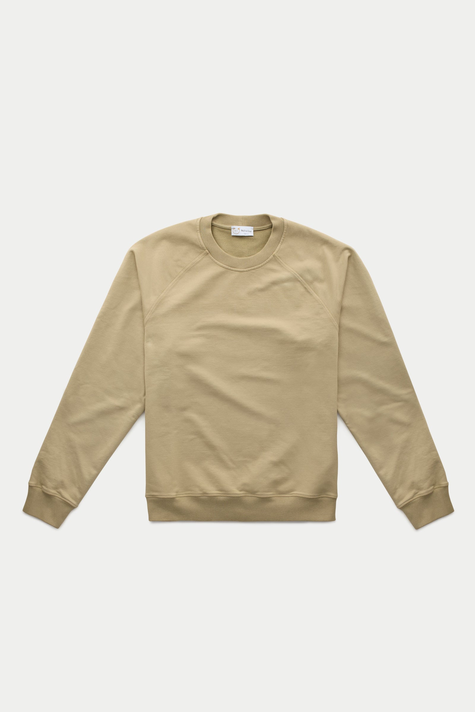 Cotton Modal Relaxed Raglan Sweatshirt Candied Ginger