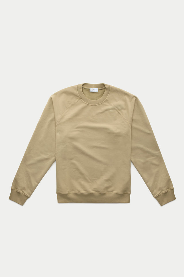 Cotton Modal Relaxed Raglan Sweatshirt Candied Ginger