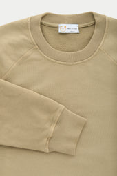Cotton Modal Relaxed Raglan Sweatshirt Candied Ginger