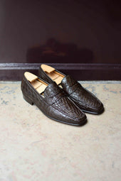 Le penny loafer en crocodile Philippe