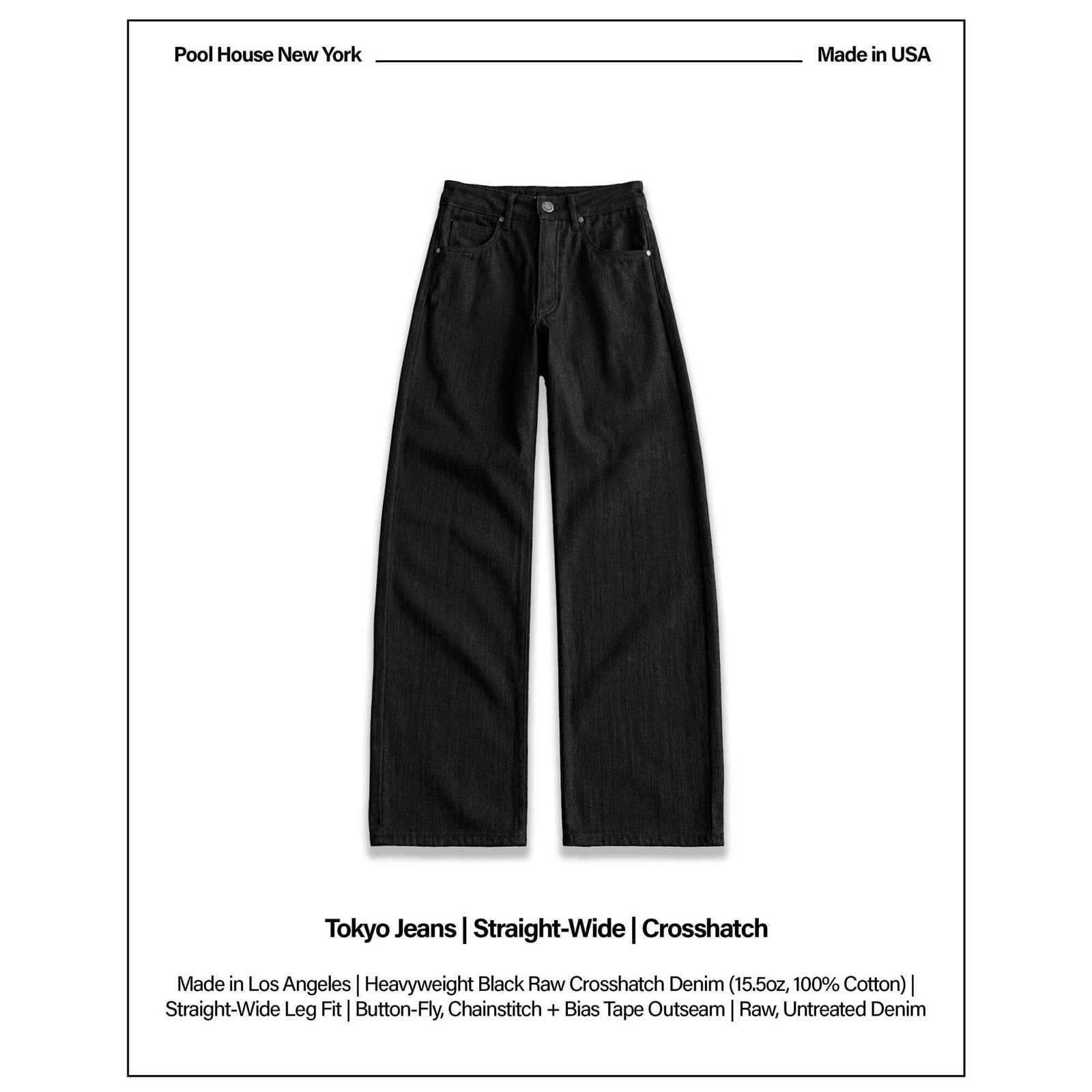 Tokyo Jeans | Straight-Wide | Crosshatch