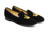 CROWN VELVET SLIPPER