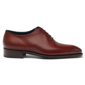 Crowndale Wholecut Oxford in Dark Leaf Calf Leather