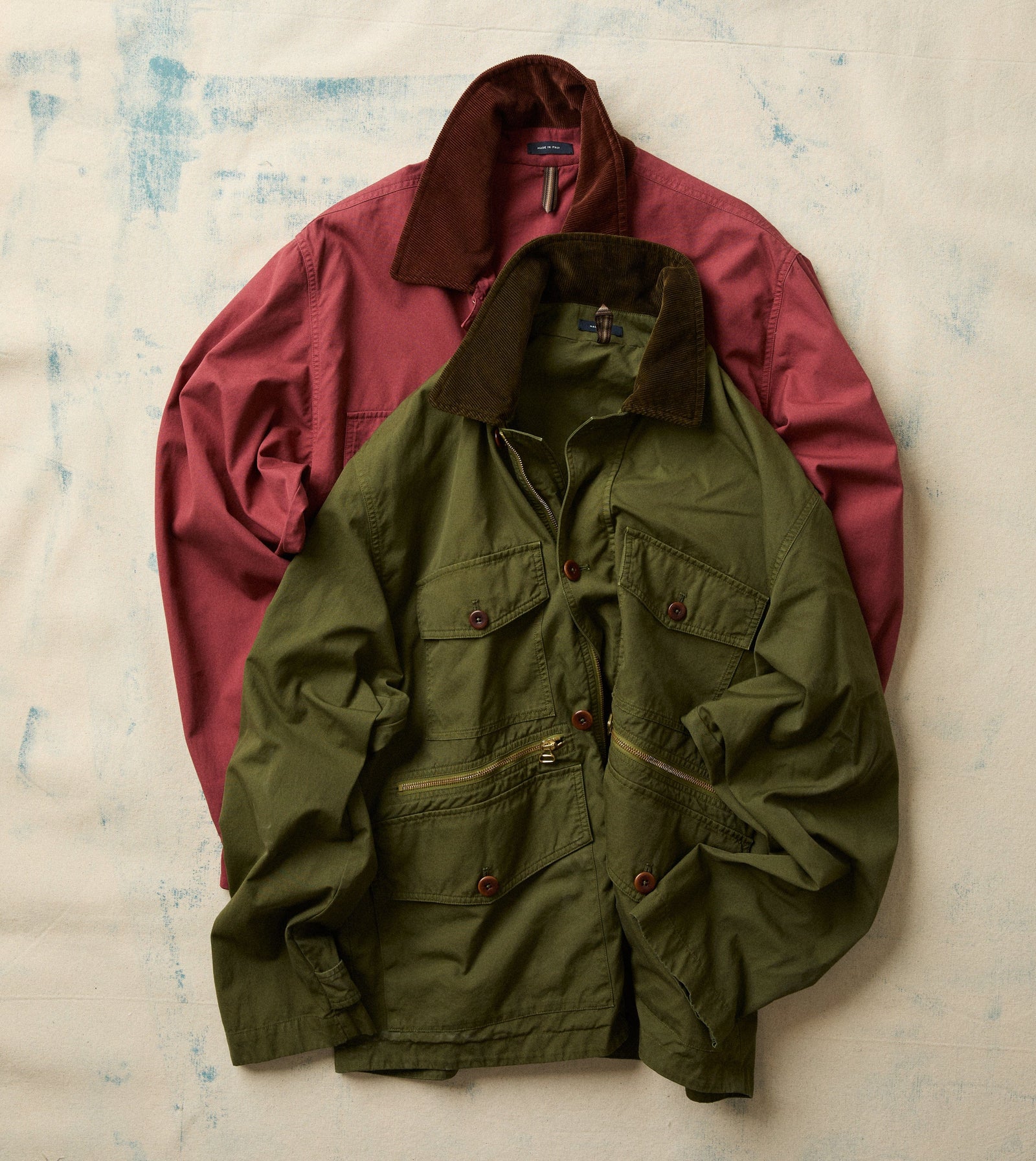 Washed Cotton Hiking Jacket
