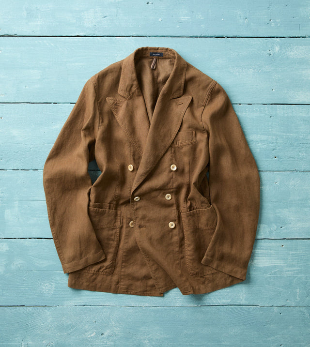 Brown Linen Gabardine Games Blazer Mk. III