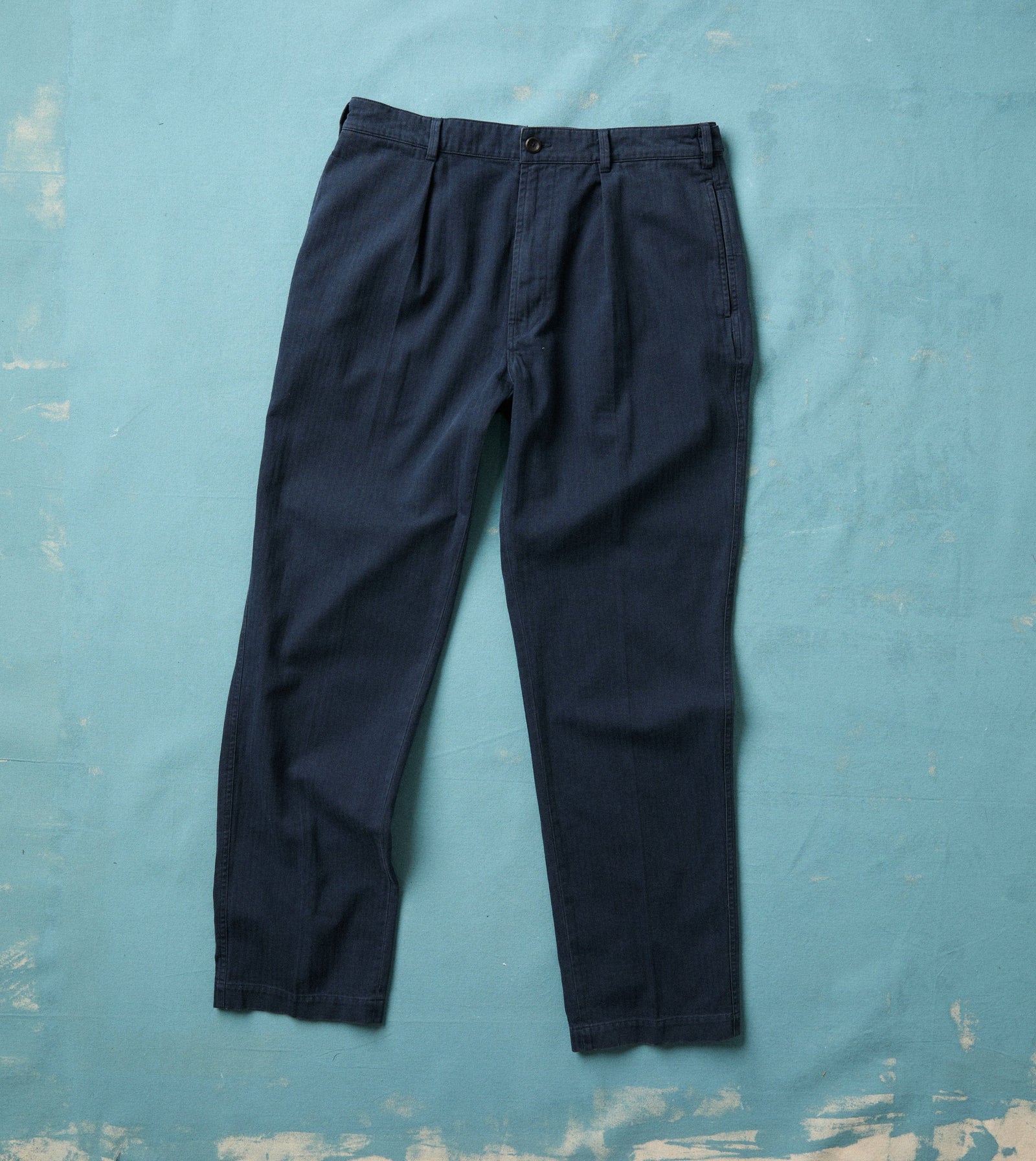 Herringbone Twill Cotton Games Trouser