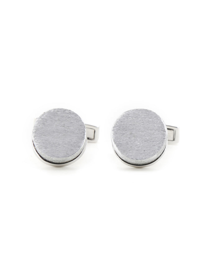 Cufflinks in solid silver and recycled bombs Ban Naphia
