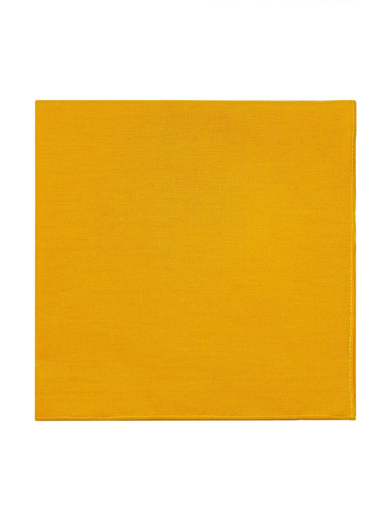 Curry Cotton Pocket Square Sorrente