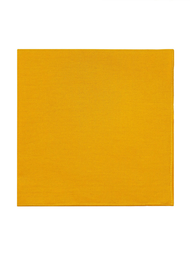 Curry cotton pocket square Sorrente