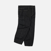 Curved Denim Pants