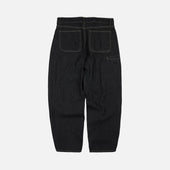 Curved Denim Pants