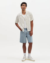 Curzon Jacquard Viscose Short Sleeve Shirt