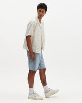 Curzon Jacquard Viscose Short Sleeve Shirt