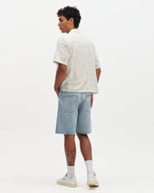 Curzon Jacquard Viscose Short Sleeve Shirt