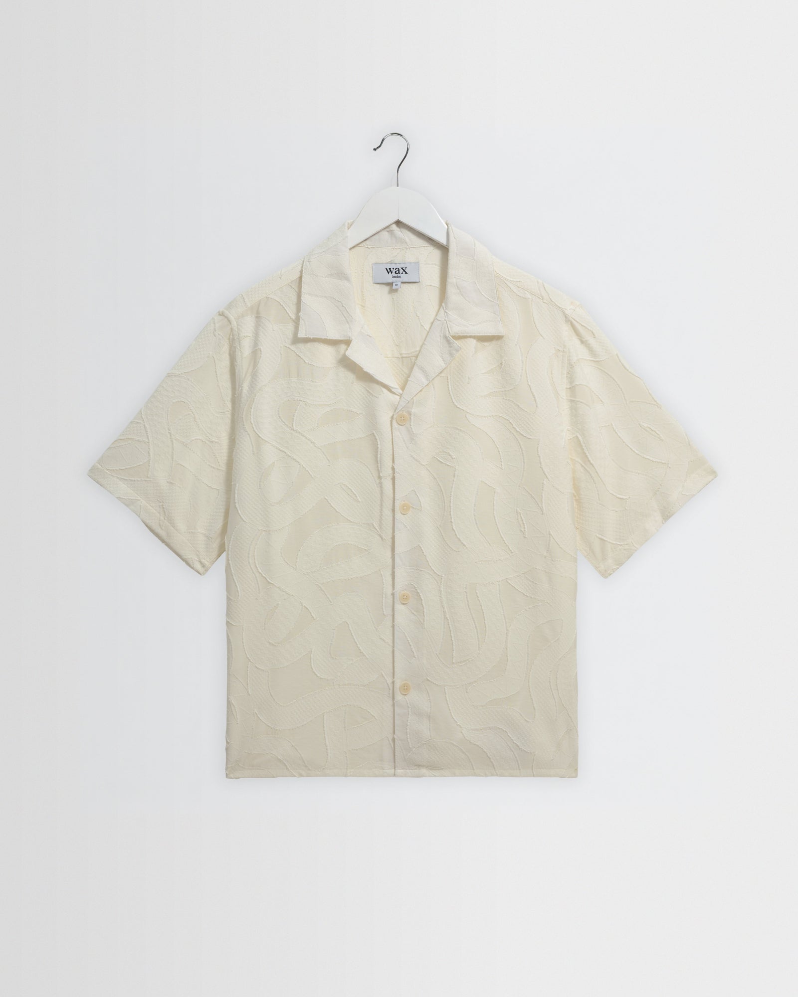 Curzon Jacquard Viscose Short Sleeve Shirt